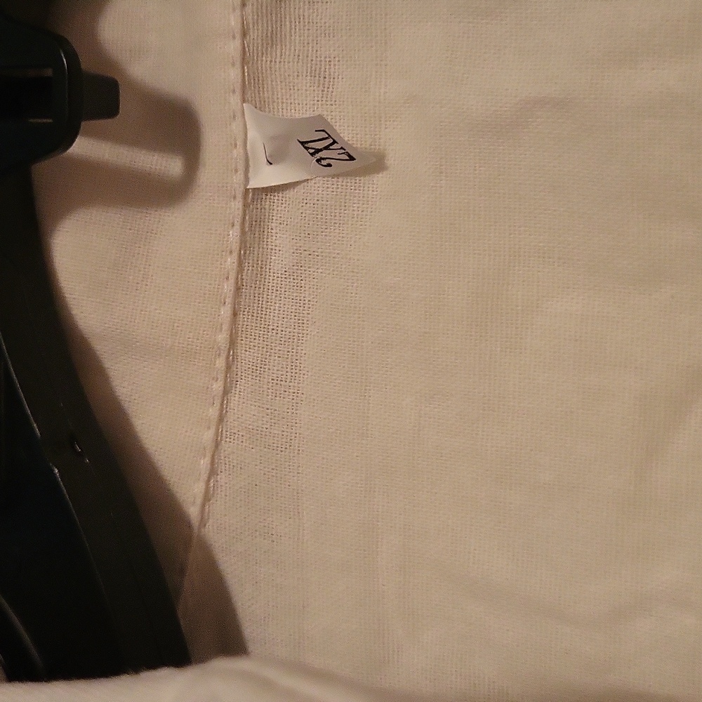 Linen, Cream Colored, Nice For Summer 2piece Pant Set, size Label 2Xl. Its Small - Picture 3 of 4
